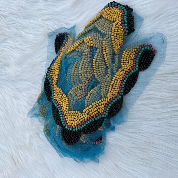 Vintage Trims 60Pcs for $20 Vintage Trims embroidered and beaded Applique tops - Picture 5 of 5